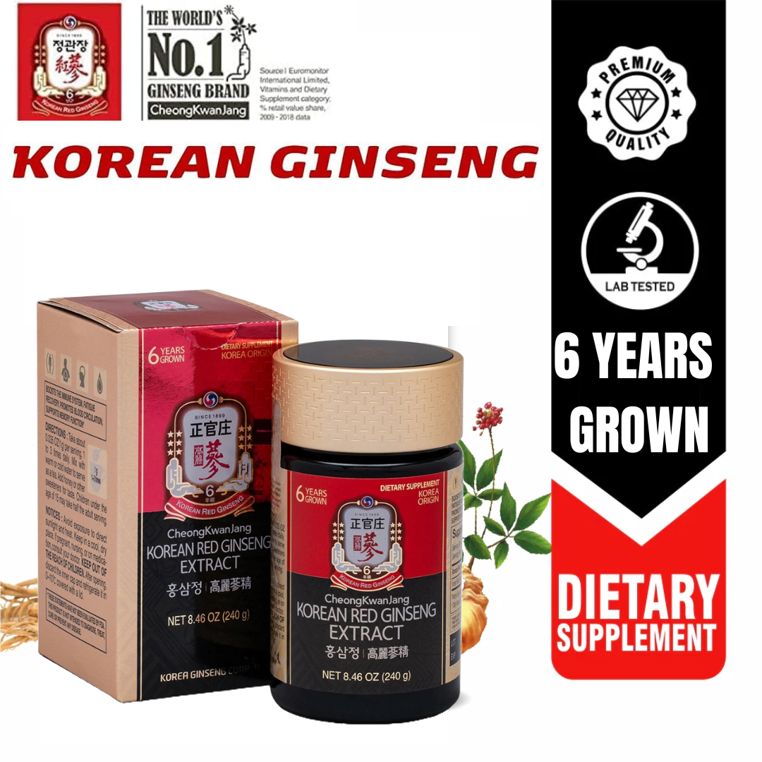 Korean Red Ginseng Extract Gel 120g for Energy