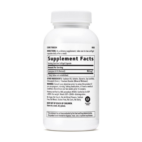 GNC CoQ-10 100mg For Heart Health, Immunity, & Anti-Ageing
