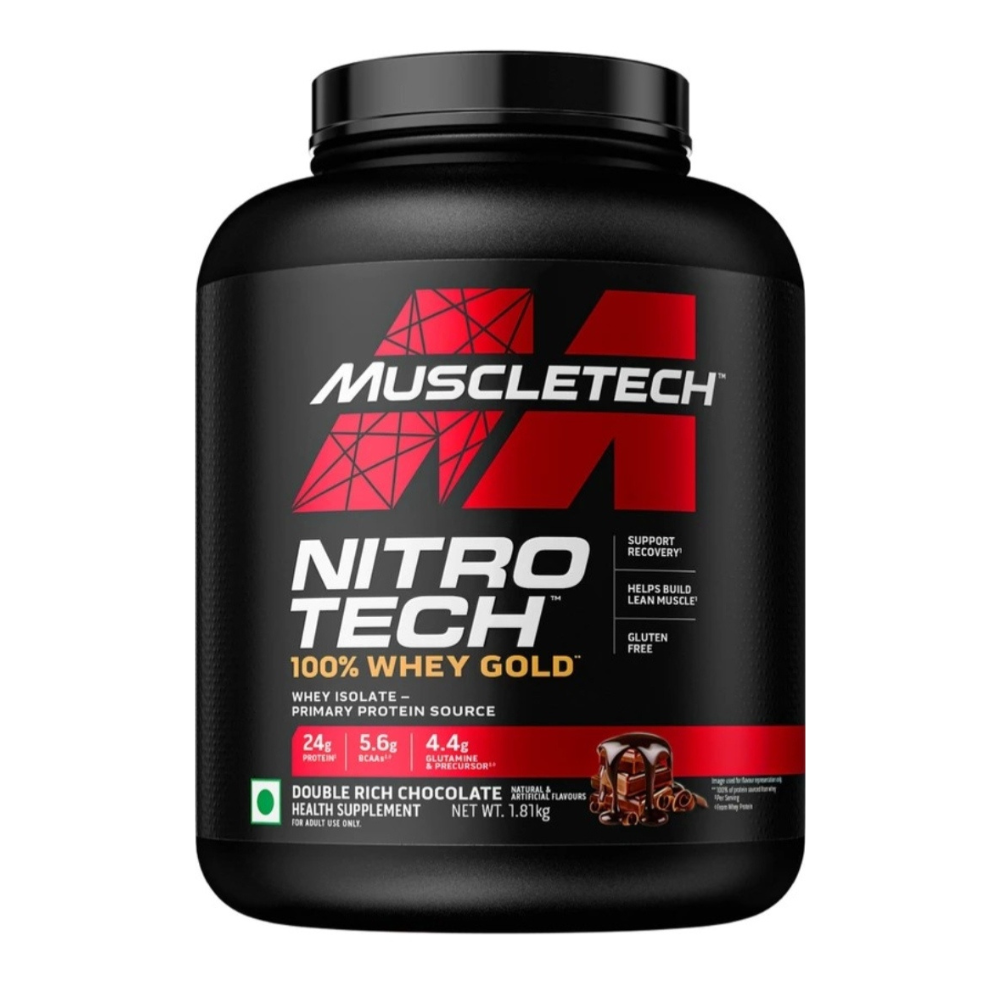 Muscletech™ Nitro-Tech™ 100% Whey Gold – Double Rich Chocolate – 2kg