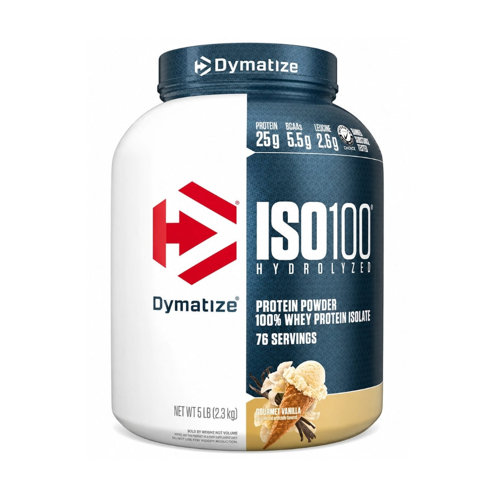 Dymatize ISO 100 Hydrolyzed – 100% Whey Protein Isolate – 2.26 Kg (5 Lb)