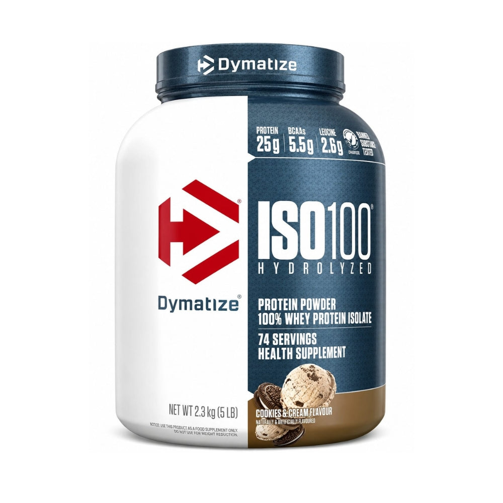 Dymatize ISO 100 Hydrolyzed – 100% Whey Protein Isolate – 2.26 Kg (5 Lb)