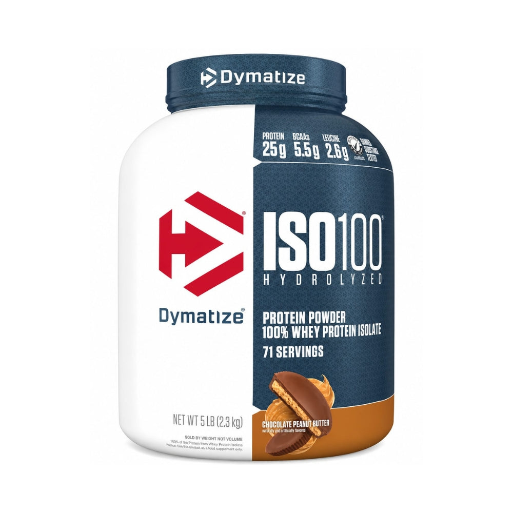 Dymatize ISO 100 Hydrolyzed – 100% Whey Protein Isolate – 2.26 Kg (5 Lb)