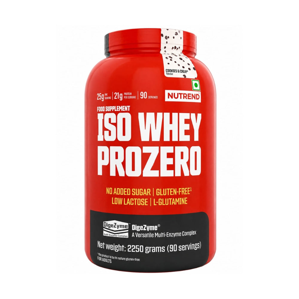 Nutrend Iso Whey Prozero 2250g – High Protein Isolate Powder