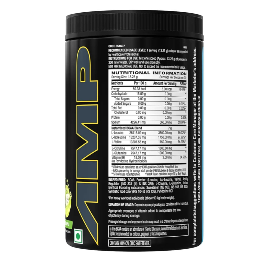 GNC AMP Gold Series BCAA Advanced 30 Servings