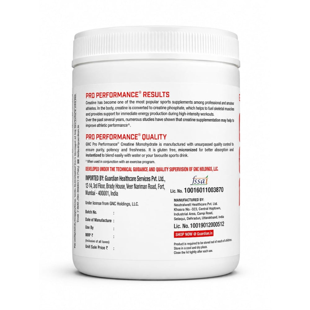 GNC Pro Performance Creatine Monohydrate