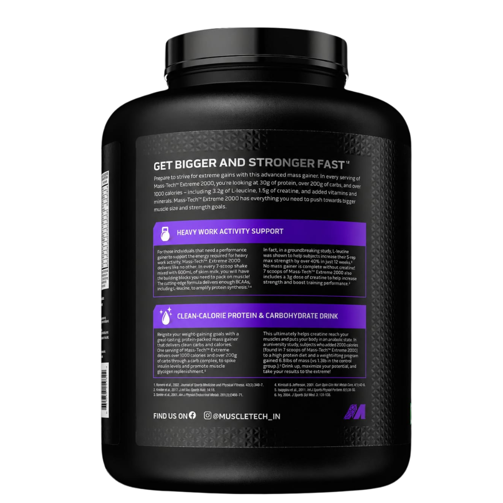Mass Tech Extreme 2000 3kg for Muscle Mass & Weight Gain