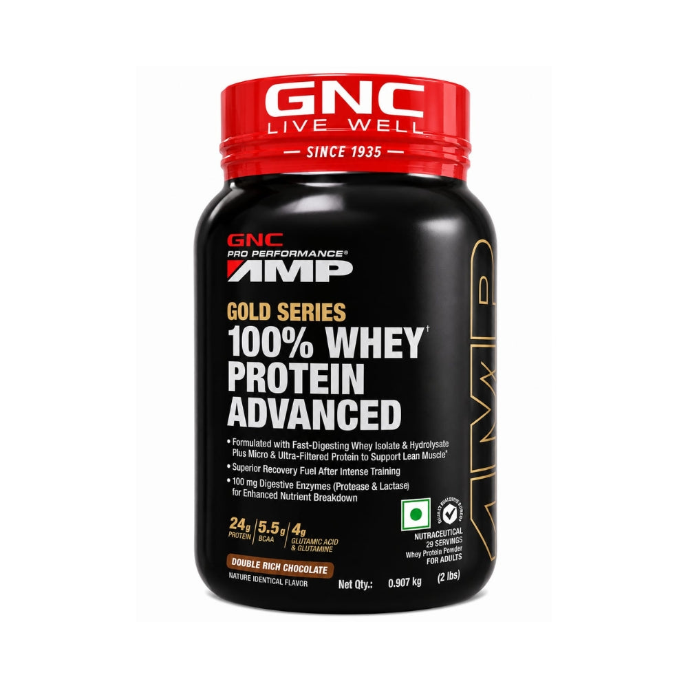 GNC AMP GOLD SERIES 100% WHEY PROTEIN ADVANCED 1KG