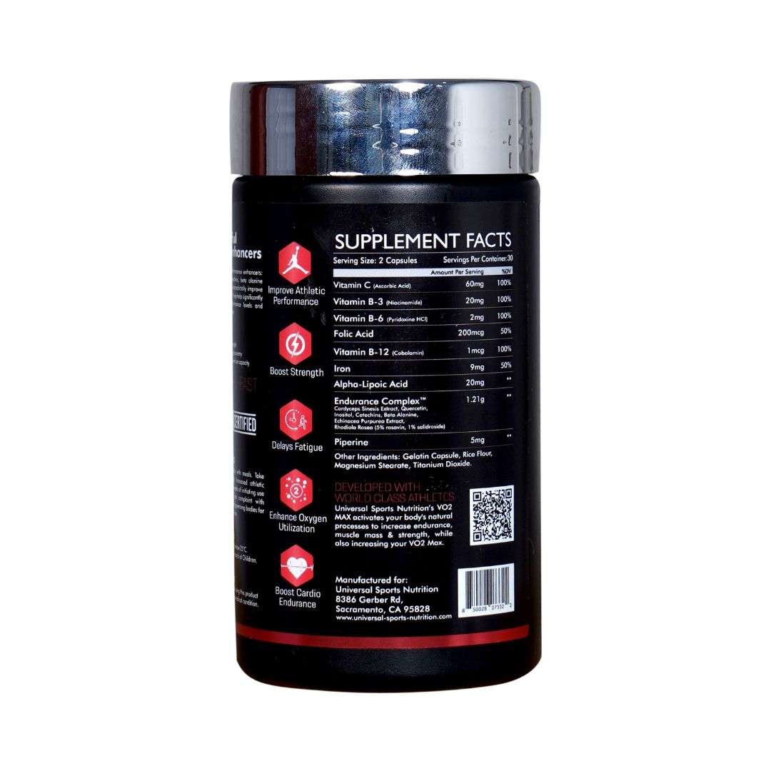 VO2 Max Endurance Supplement for Stamina & Performance