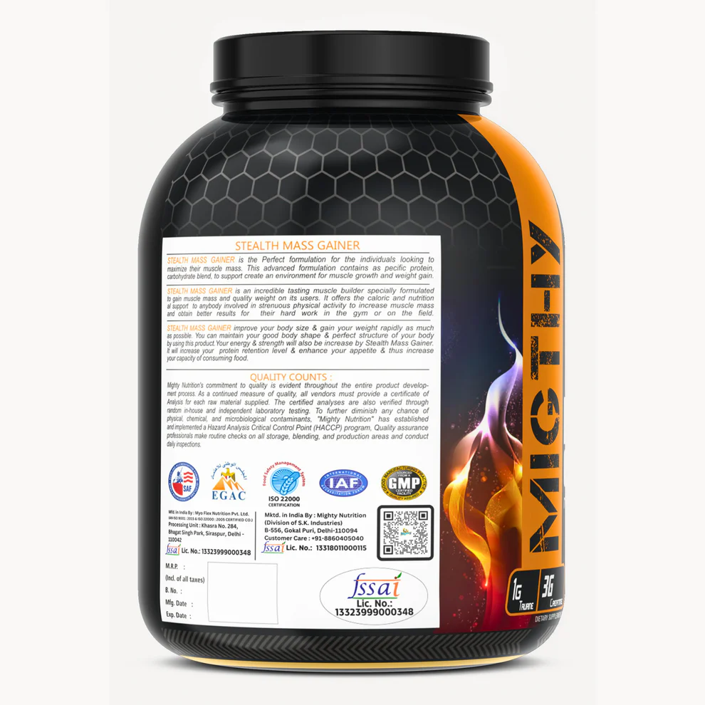 Mighty Nutrition Stealth Mass Gainer- 3KG