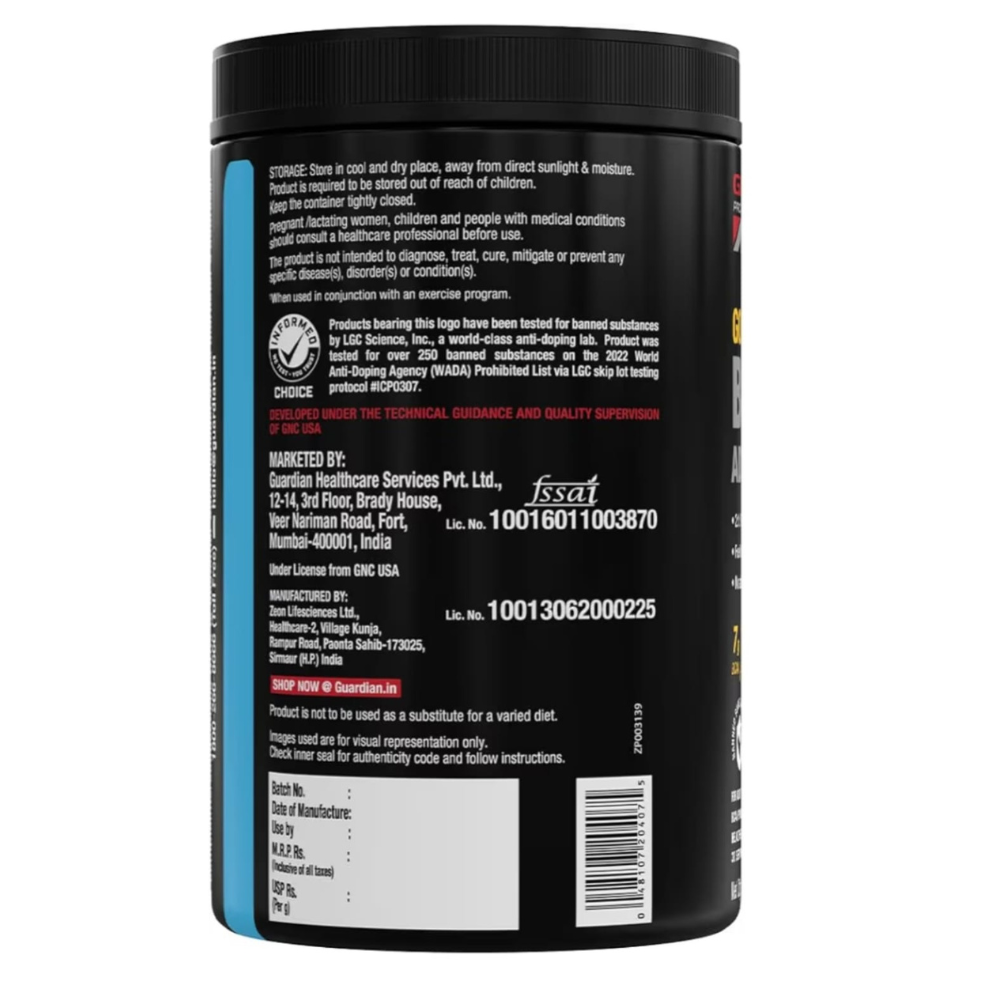 GNC AMP Gold Series BCAA Advanced 30 Servings