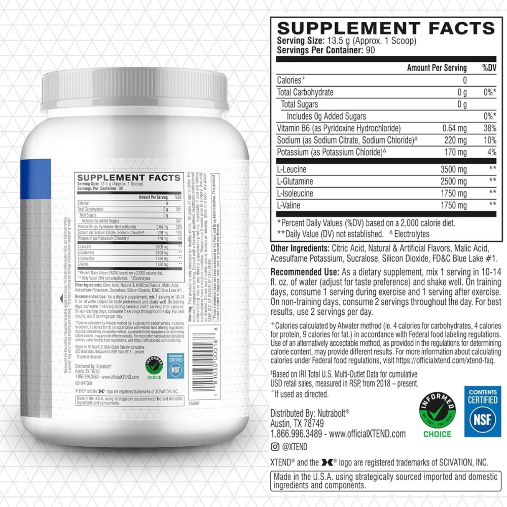 SciVation XTEND ORIGINAL 7g BCAA