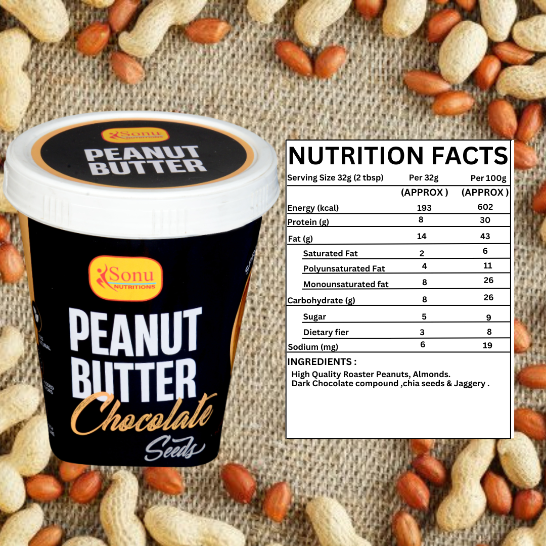 Sonu Nutrition Peanut Butter for Healthy Diet & Protein Intake