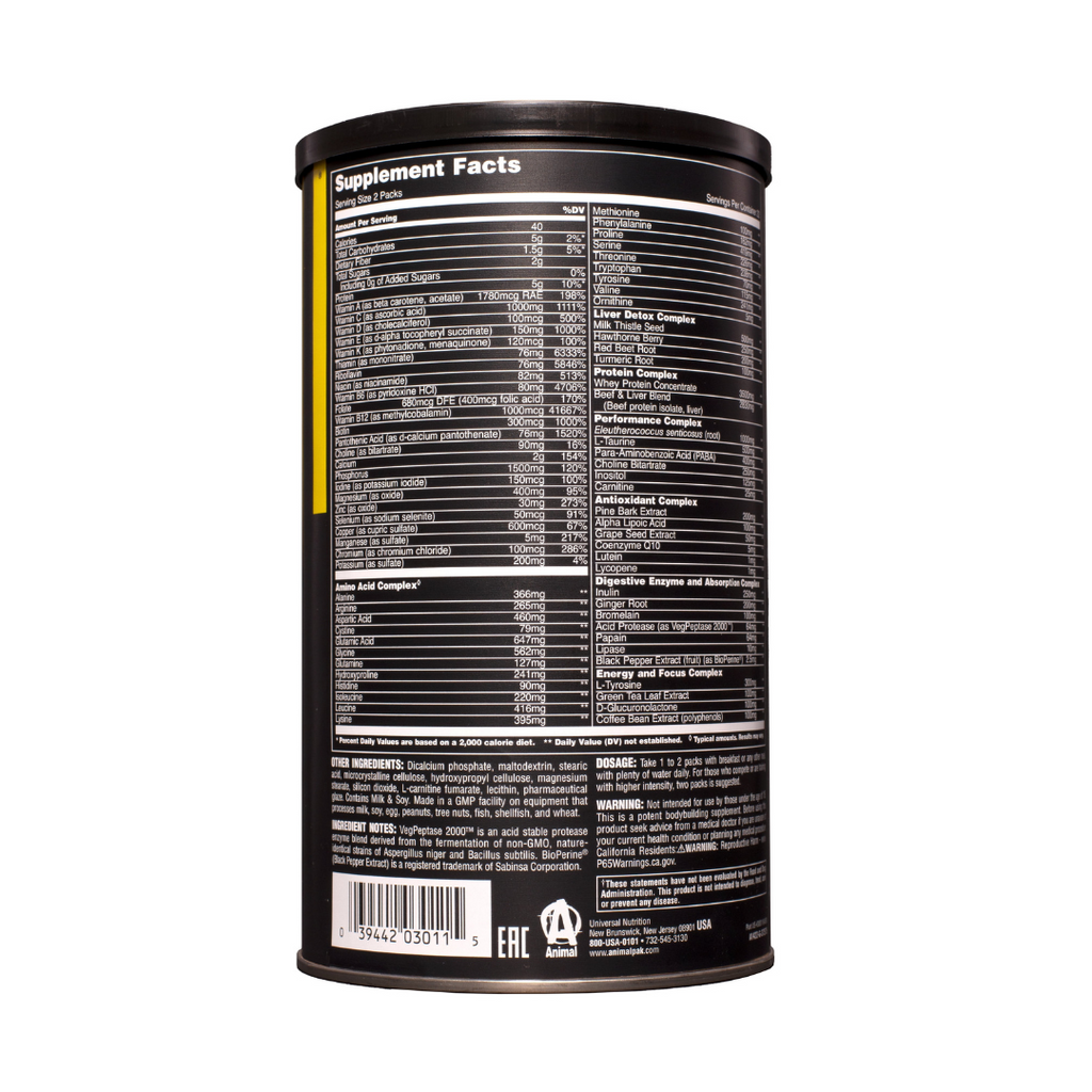 Universal Nutrition Animal Pak – 44 Packs