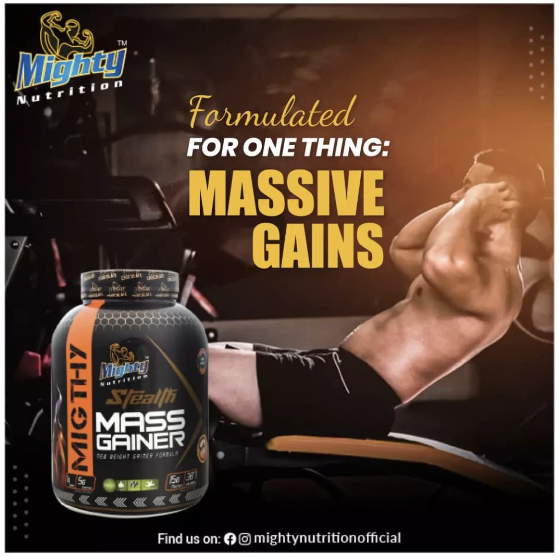 Mighty Nutrition Stealth Mass Gainer- 3KG