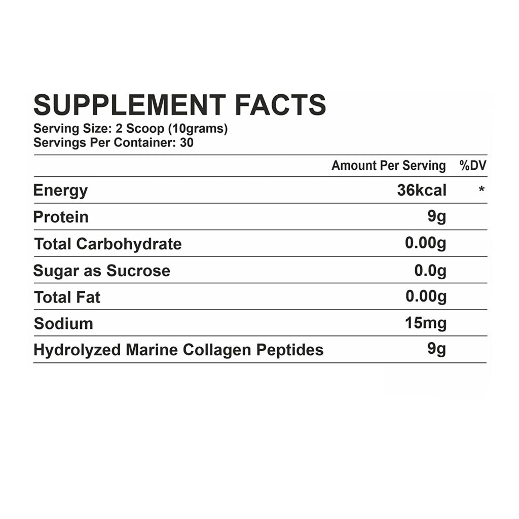 Marine Collagen Peptides Supplement for Skin & Joint Health
