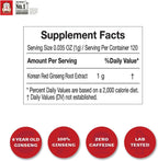 Korean Red Ginseng Extract Gel 120g for Energy