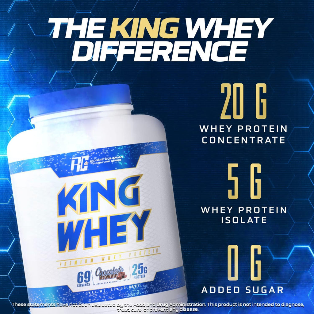 Ronnie Coleman King Whey Protein -  5lbs Protein Solution