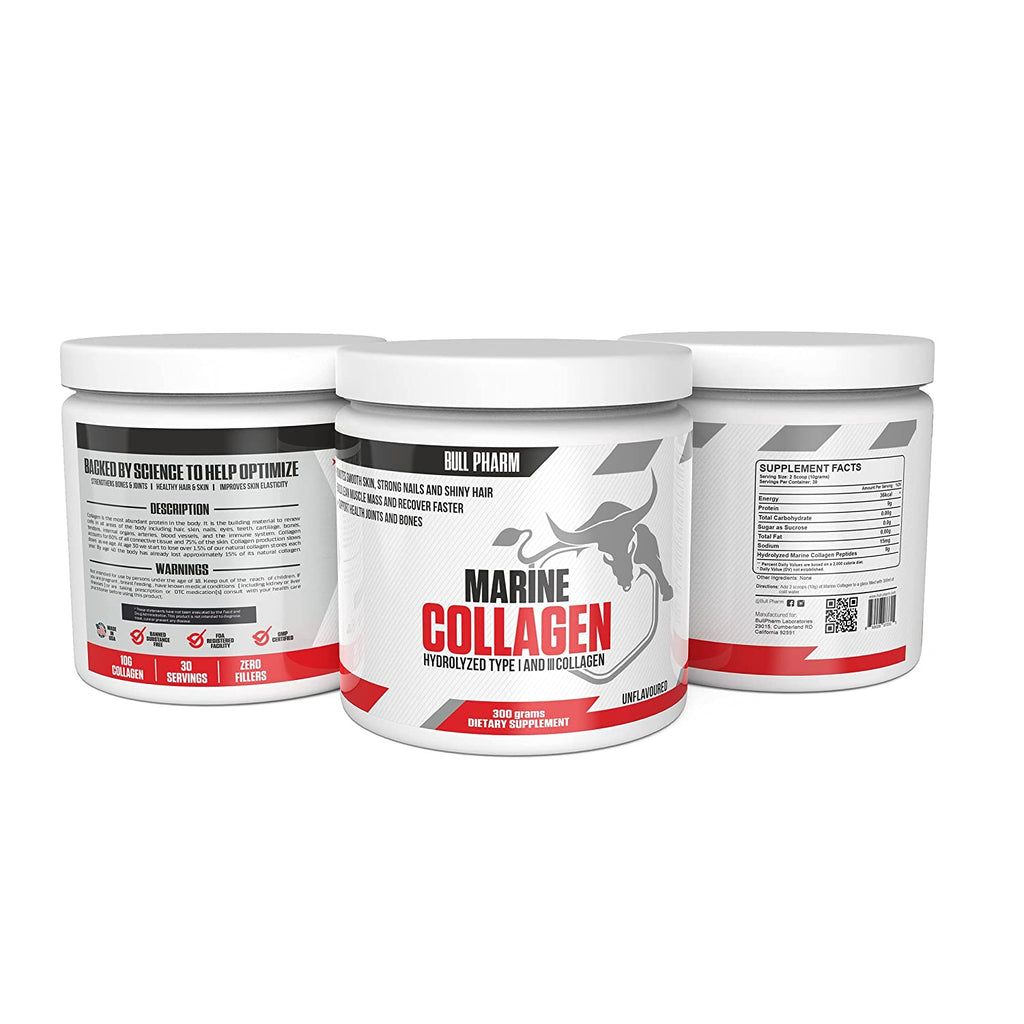 Marine Collagen Peptides Supplement for Skin & Joint Health