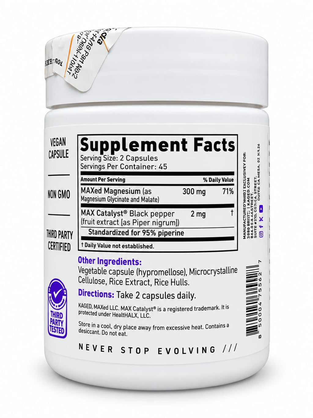 Magnesium Kaged