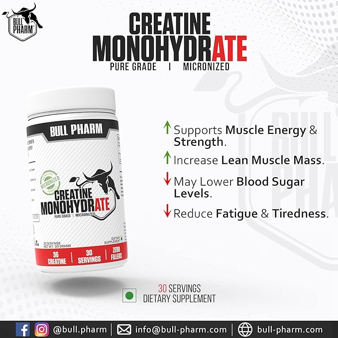 Micronized Creatine Monohydrate Powder for Strength.