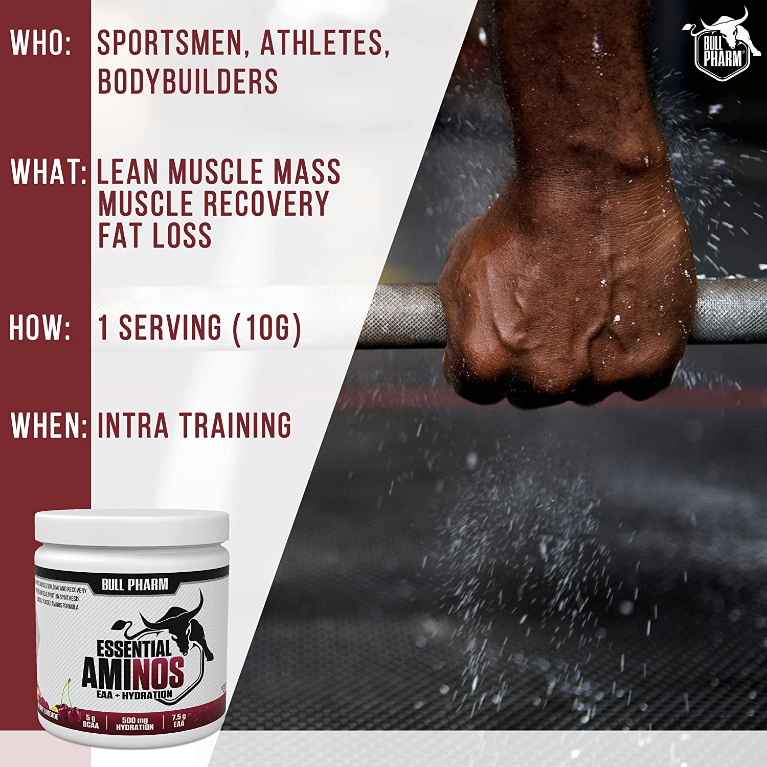 Bullpharm Essential Aminos  - 300 grams