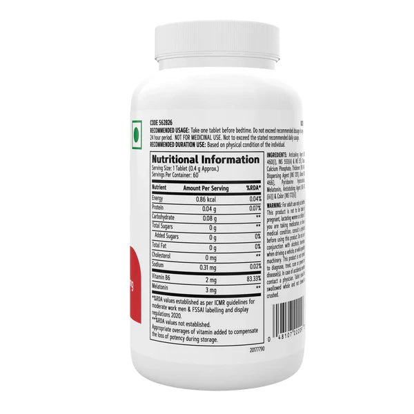 GNC Melatonin With Vitamin B6