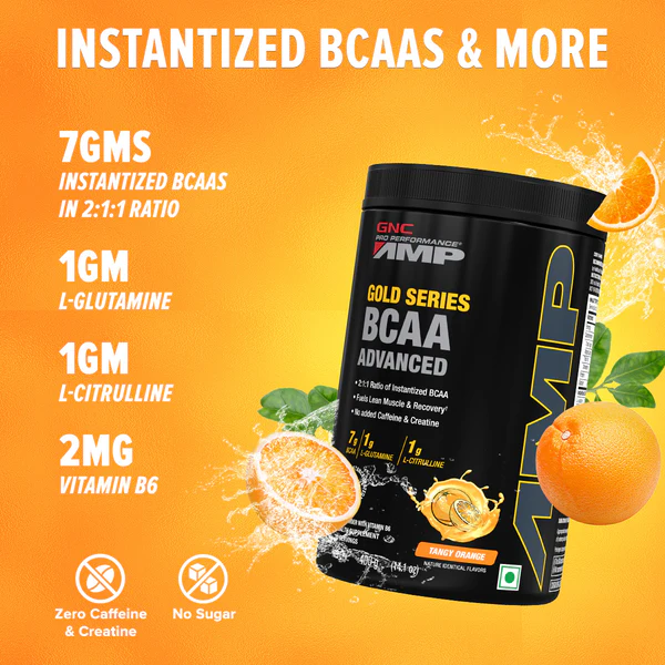 GNC AMP Gold Series BCAA Advanced 30 Servings
