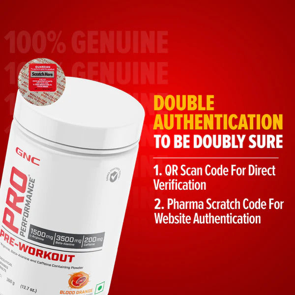 GNC Pro Performance Pre-Workout - 30 SERVINGS