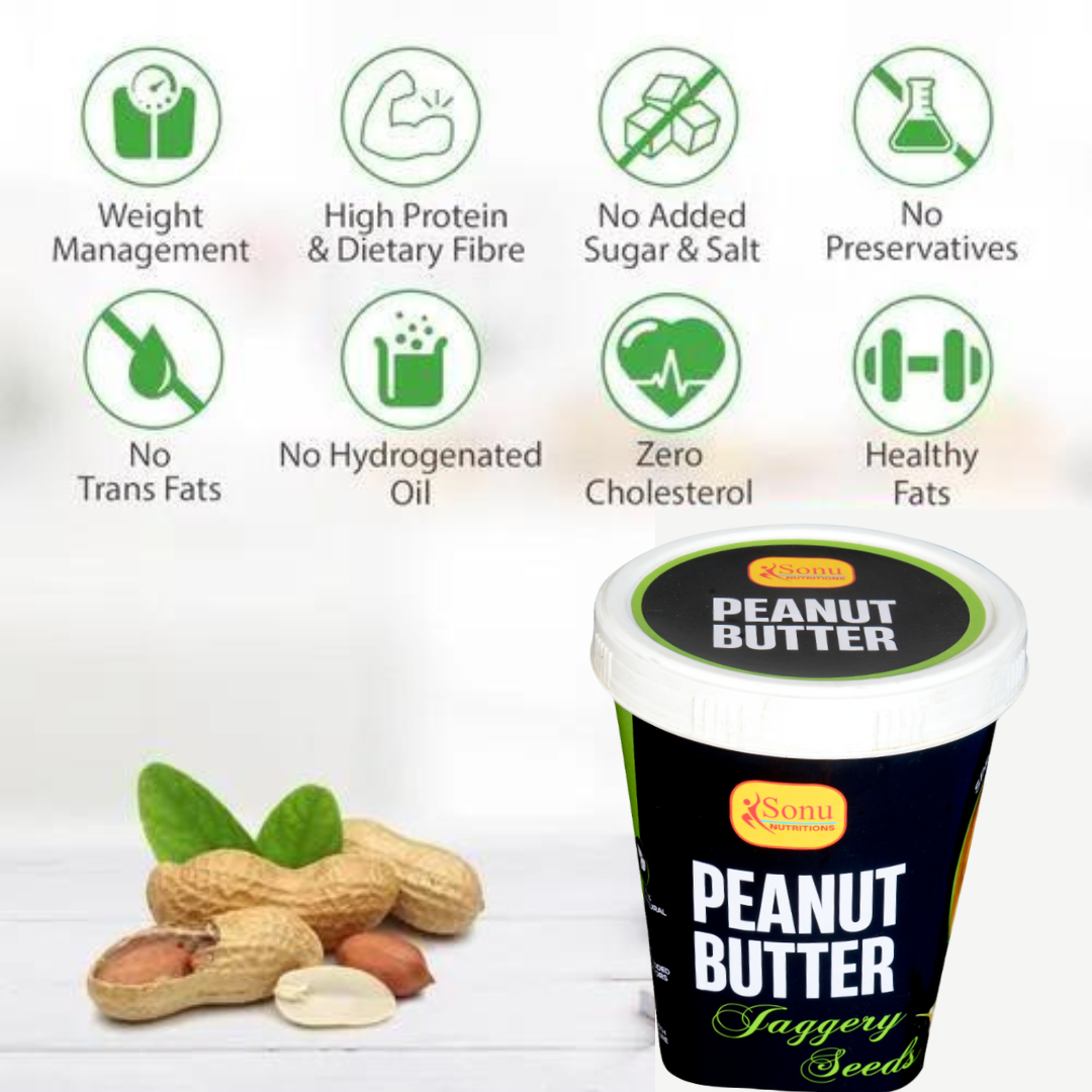 Sonu Nutrition Peanut Butter for Healthy Diet & Protein Intake