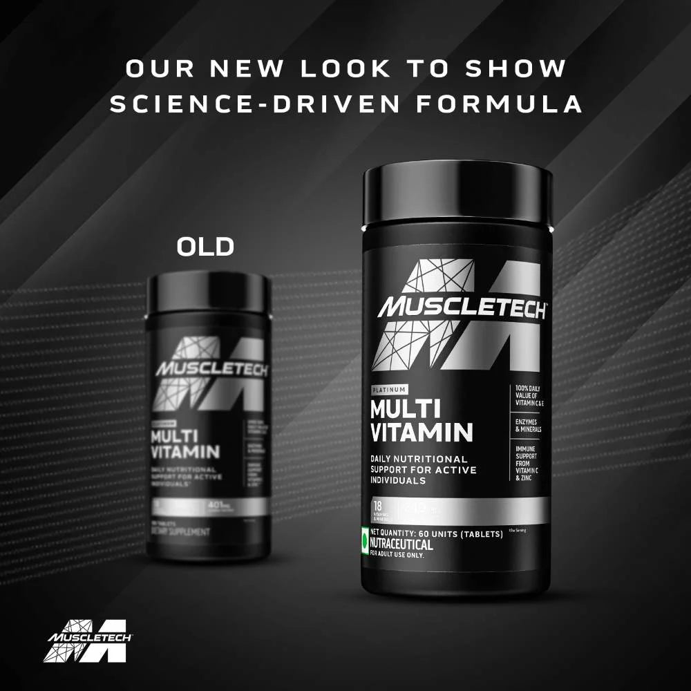 Muscletech Platinum MultiVitamin - 60 Tabs