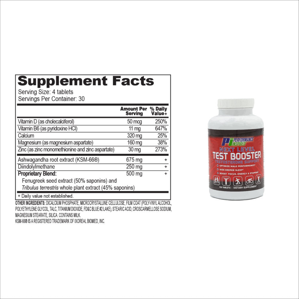 Performance Inspired Test Booster | Energy, Strength
