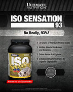 Ultimate Nutrition ISO Sensation - 93 Whey Protein Isolate - 5LB