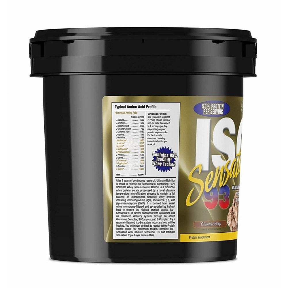 Ultimate Nutrition ISO Sensation - 93 Whey Protein Isolate - 5LB