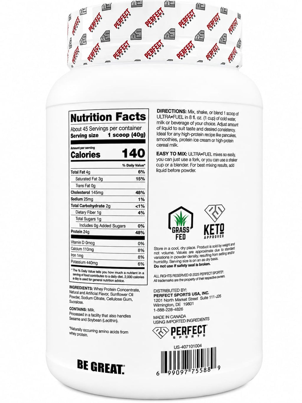 ULTRA FUEL WHEY (PREFECT SPORTS)