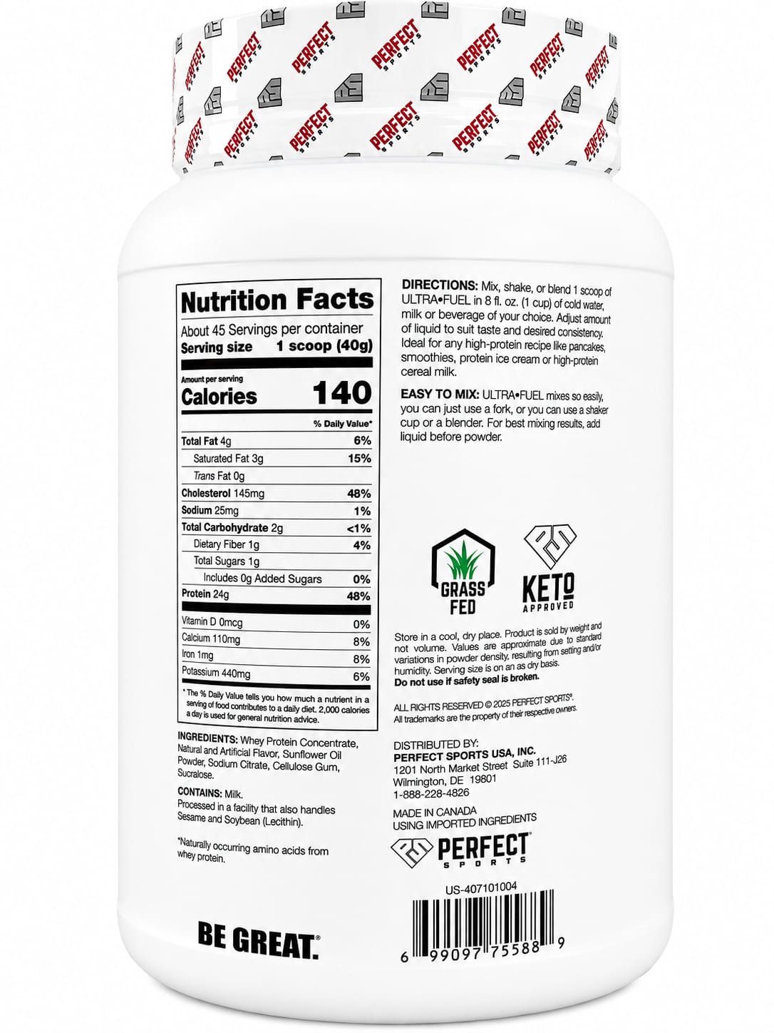 ULTRA FUEL WHEY (PREFECT SPORTS)