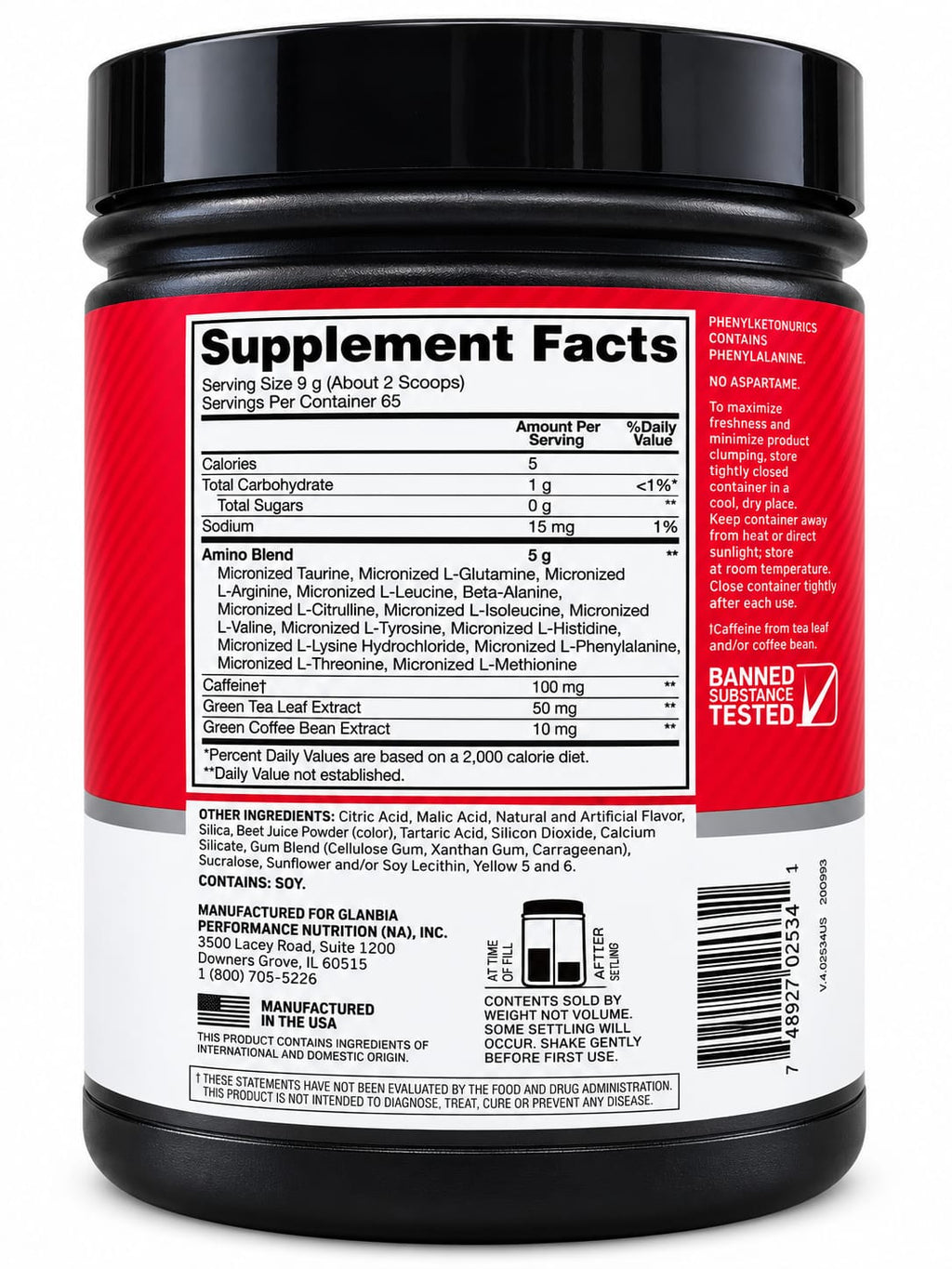 ON Essential Amino Energy 65 Servings
