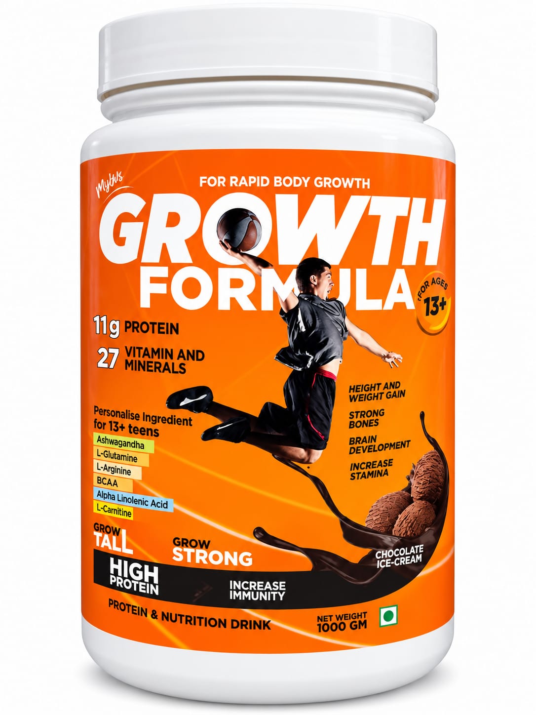 Whey Protein Powder 1kg for Muscle Growth & Recovery