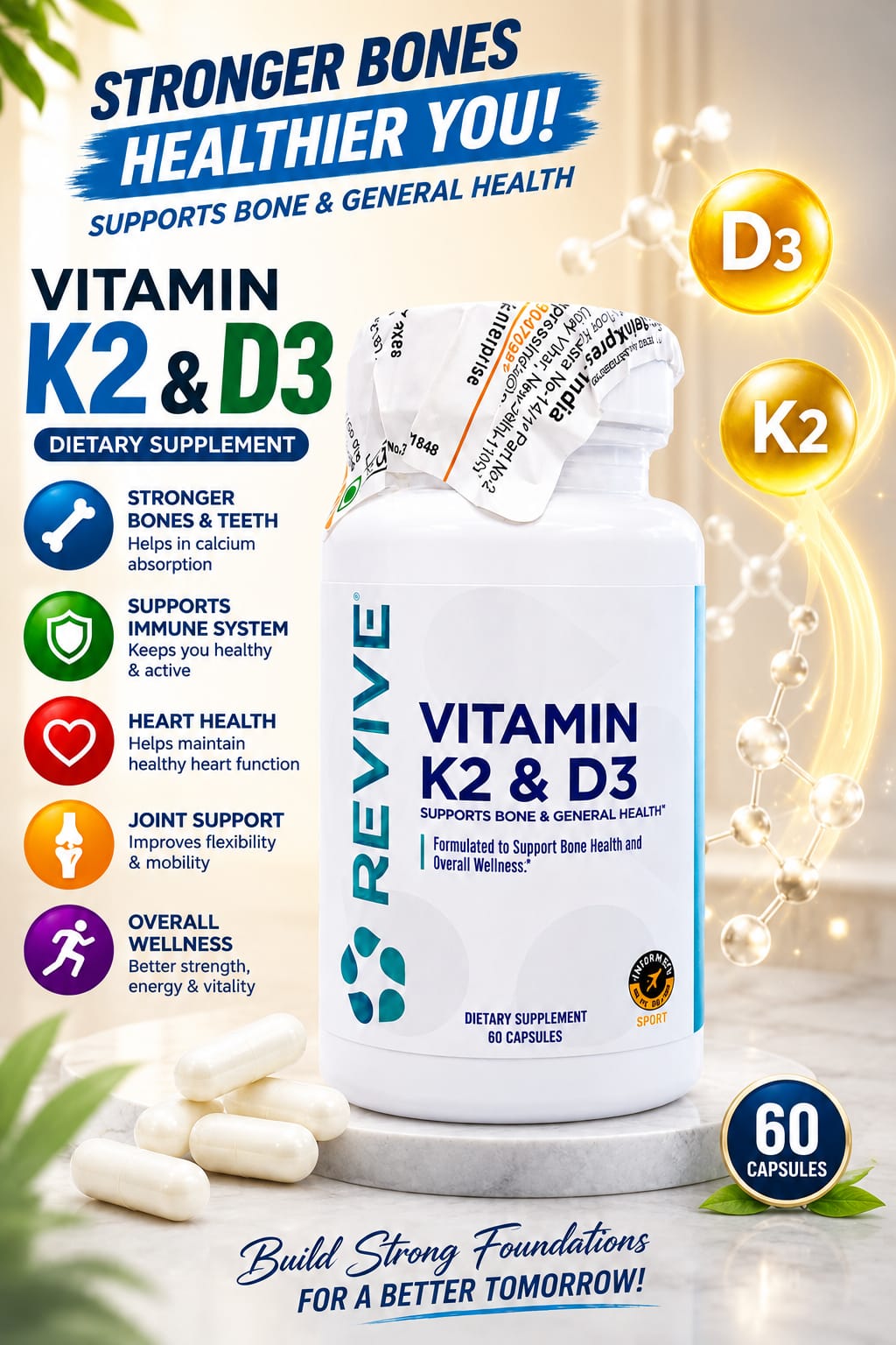 Vitamin K2 & D3 (Revive)