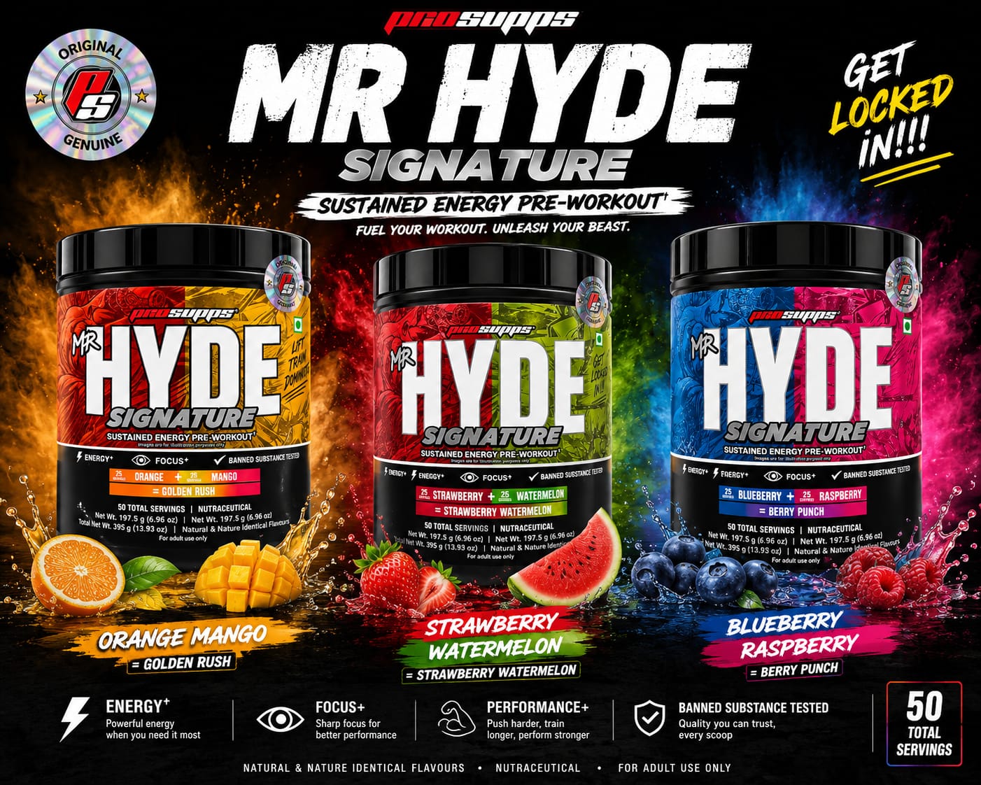 Hyde Signature Pre Workout |Dual Tub|