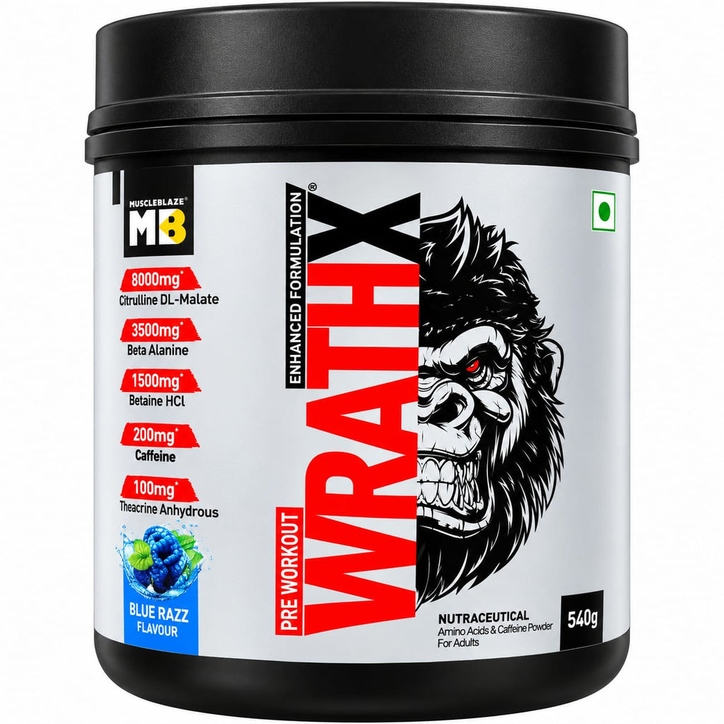 WrathX Pre Workout – Energy & Endurance Booster