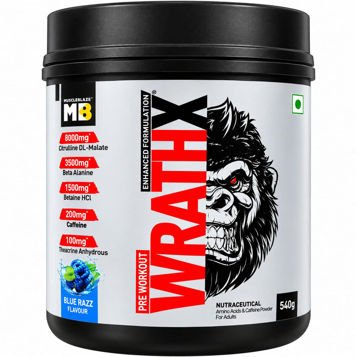 WrathX Pre Workout – Energy & Endurance Booster