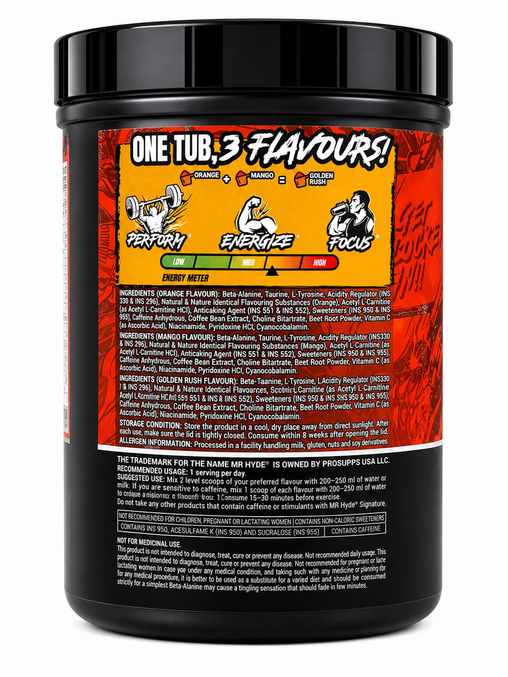 Hyde Signature Pre Workout |Dual Tub|