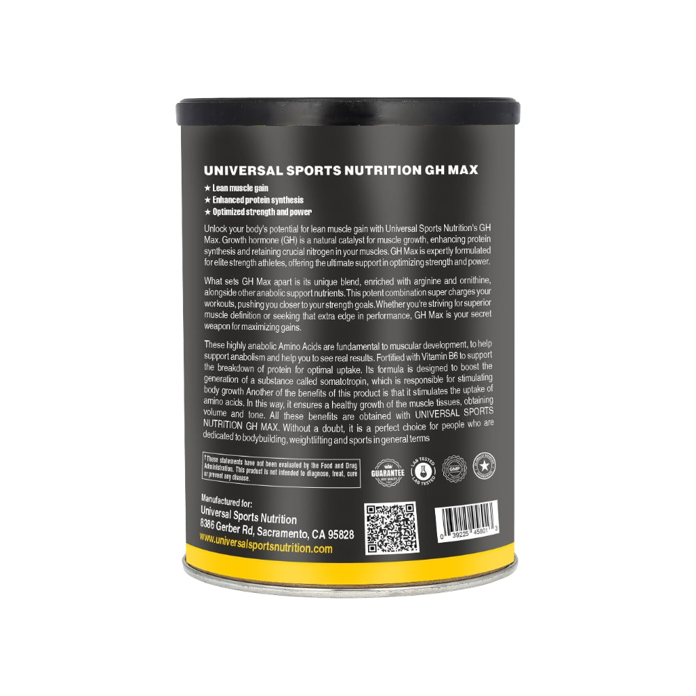Universal Sports Nutrition GH Max Bodybuilding Supplements – 180 Tablet