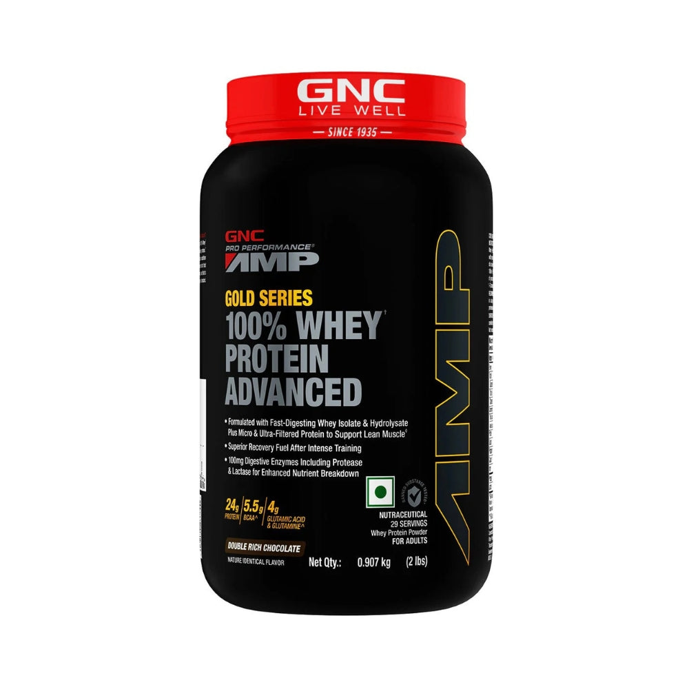 GNC AMP GOLD SERIES 100% WHEY PROTEIN ADVANCED 1KG