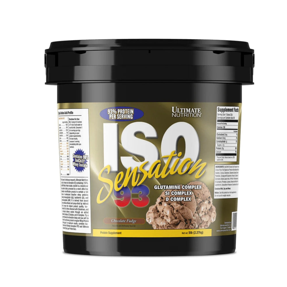Ultimate Nutrition ISO Sensation - 93 Whey Protein Isolate - 5LB