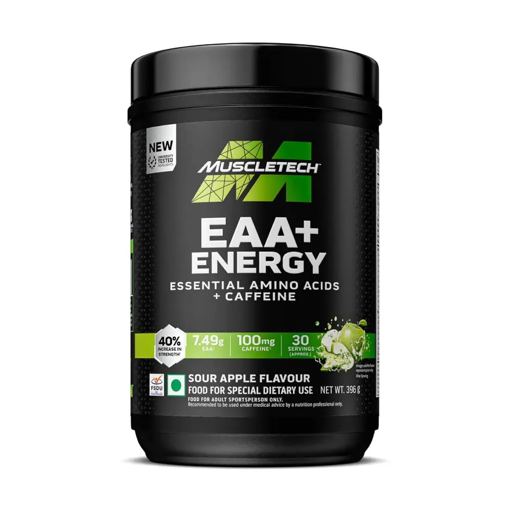 MuscleTech EAA+Energy – Sour Apple – 30 Servings