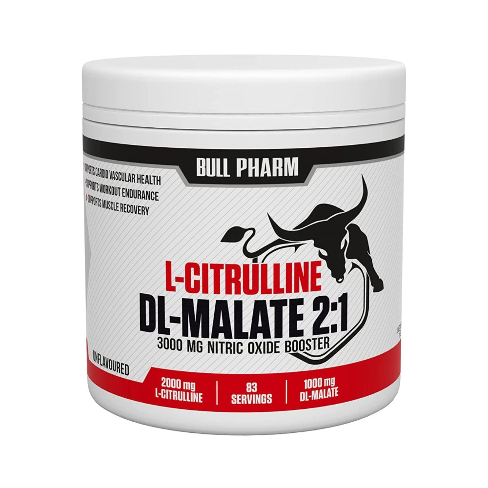 BullPharm Citrulline Malate 2:1 – Nitric Oxide & Performance