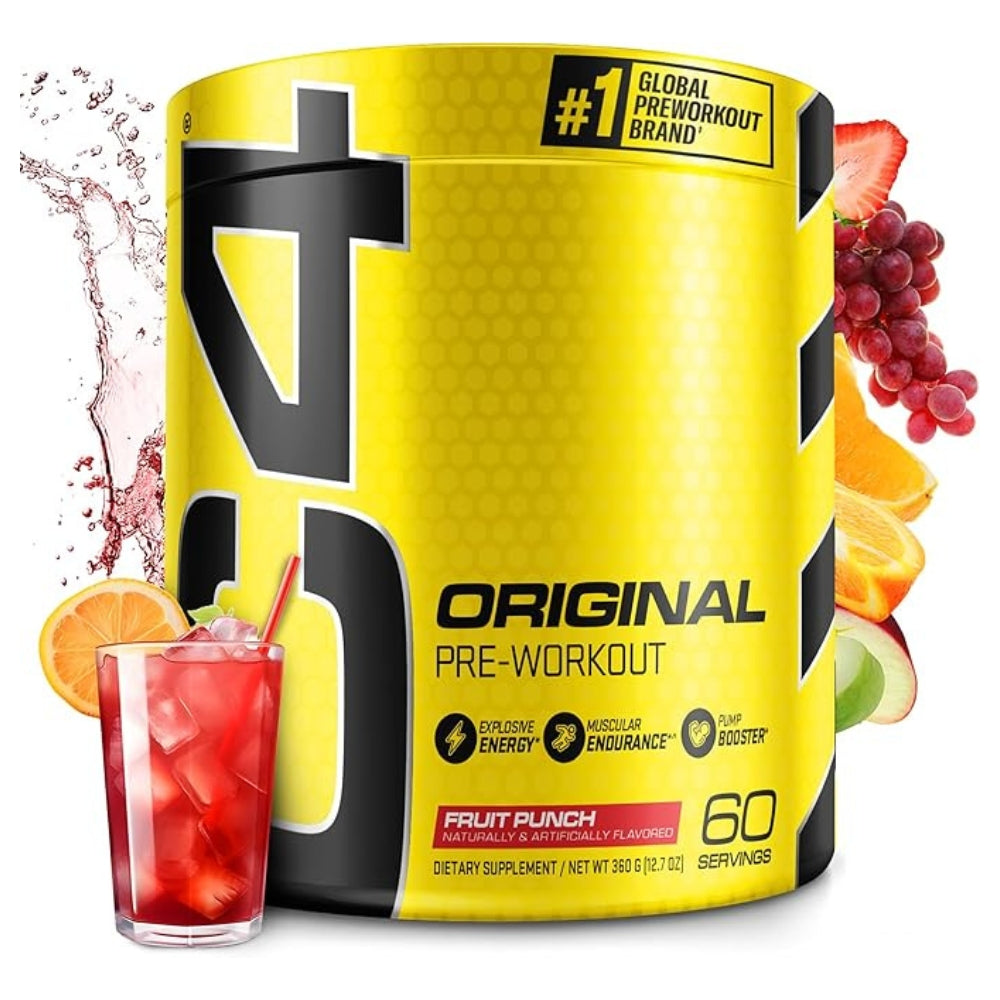 C4 Original Pre Workout – 150mg Caffeine, 60 Servings