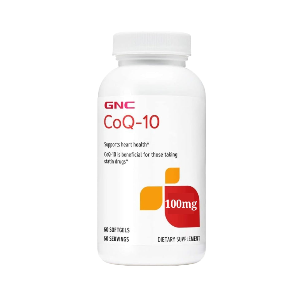 GNC CoQ-10 100mg For Heart Health, Immunity, & Anti-Ageing