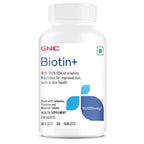 GNC Biotin+ Tablets Healthy Hair, Skin, and Nails- 30 TABLETS